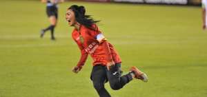 Deportivo Cuenca debuta con hat trick de Madelin Riera en la Libertadores