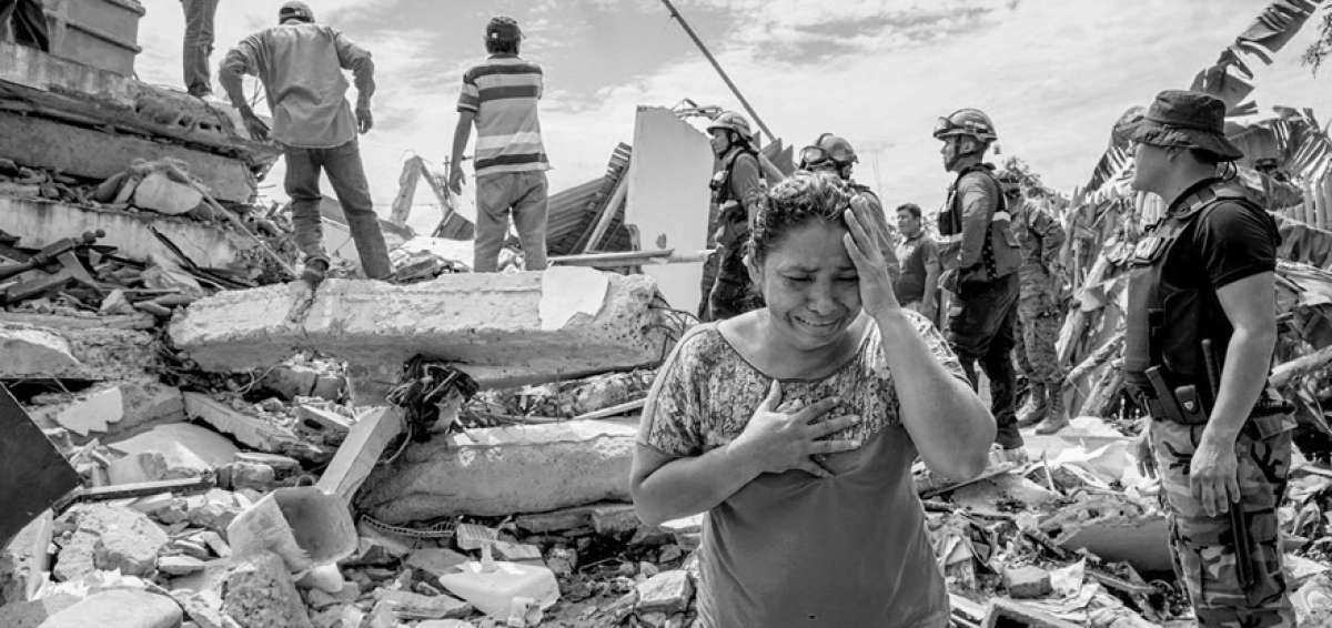 El terremoto de 7,8 grados, registrado el 16 de abril de 2016 en la costa ecuatoriana, se constituy&oacute; en la peor tragedia de Ecuador en los &uacute;ltimos 70 a&ntilde;os.