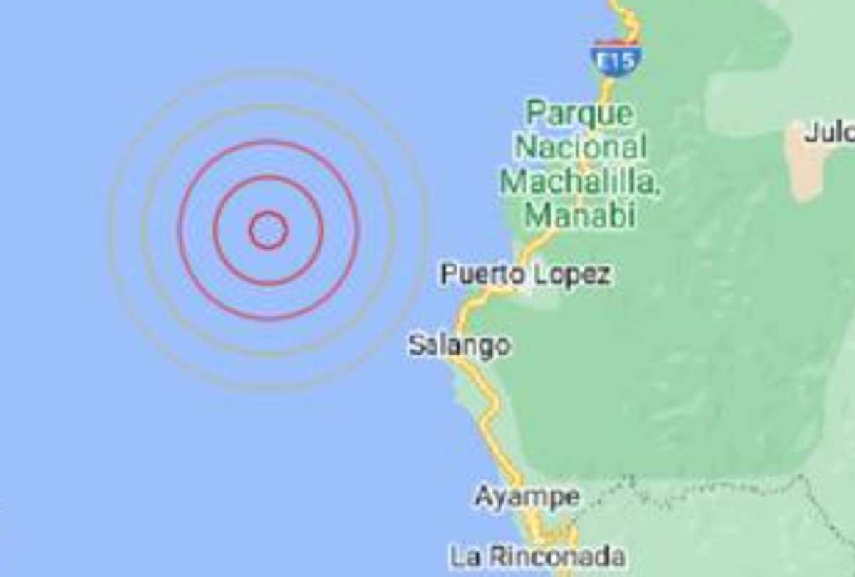 Reportan sismo cerca de las costas de Puerto López, Manabí