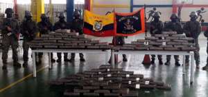 Un cargamento de droga fue decomisado por la Armada en Esmeraldas