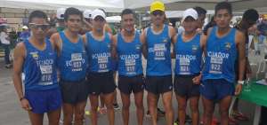 Con Chocho, Arteaga y Pintado, Ecuador gana el podio en 20 km marcha