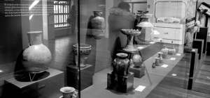 Una de las salas  del Museo Arqueol&oacute;gico de Sitio del Complejo de Ingapirca, en Ca&ntilde;ar.