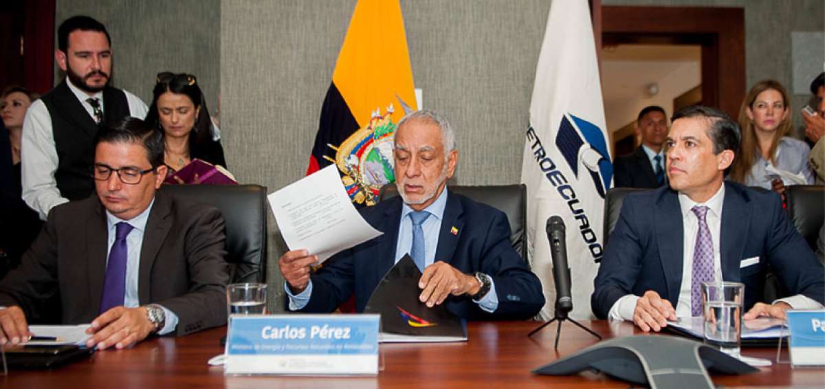 Seg&uacute;n Carlos P&eacute;rez, ministro de Energ&iacute;a y Recursos Naturales No Renovables, el monto para que las obras funcionen correctamente podr&iacute;a ser superior a lo calculado por las evaluadoras.