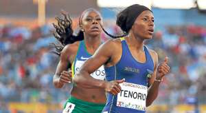 &Aacute;ngela Tenorio, que se recuper&oacute; de una contractura en la pierna derecha, participar&aacute; en los 100 metros planos del Mundial de Atletismo de Pek&iacute;n, en China. Foto: Cortes&iacute;a