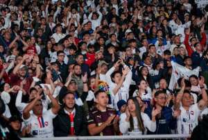 La hinchada de Liga de Quito sigue creciendo.