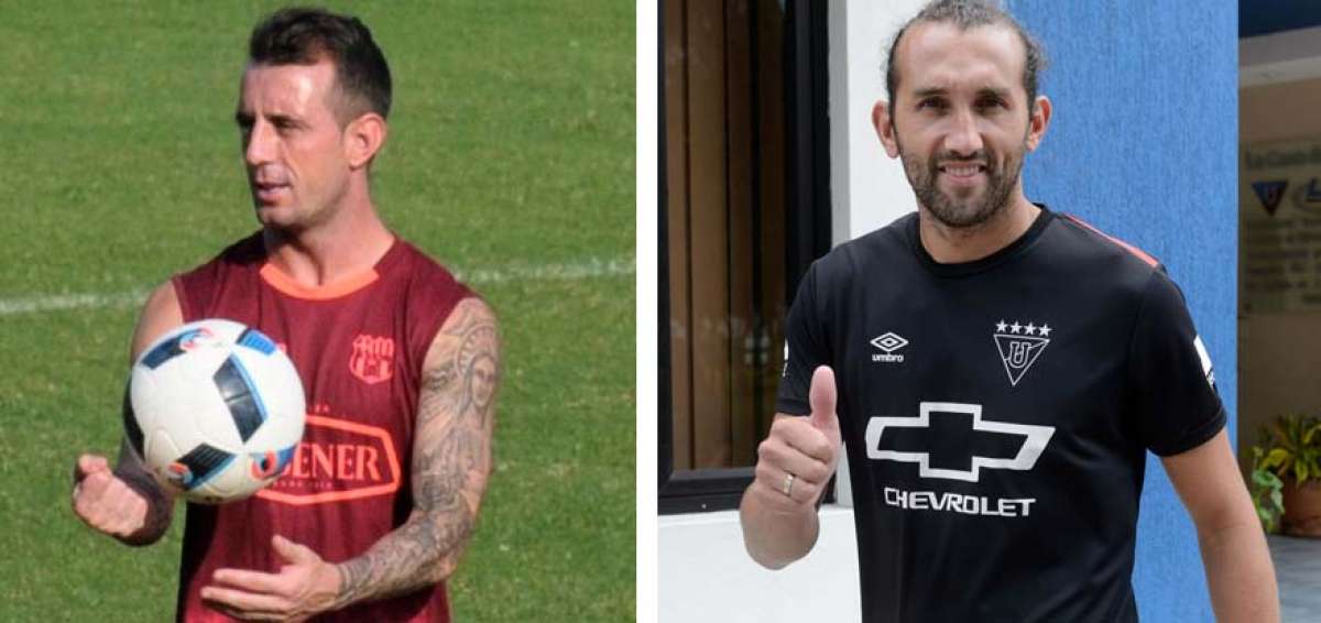 Dami&aacute;n D&iacute;az (izq.) estrenar&aacute; la nacionalidad ecuatoriana; Hern&aacute;n Barcos retorna a la &lsquo;U&rsquo; luego de 5 a&ntilde;os. 