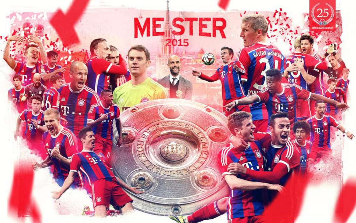 Bayern M&uacute;nich logra su 25&ordm; t&iacute;tulo en la liga alemana