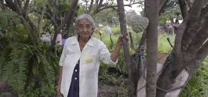 Am&eacute;rica Ortega cuida cada d&iacute;a de sus plantas. Sus a&ntilde;os le permiten saber perfectamente cu&aacute;ndo es &eacute;poca de una buena cosecha y cu&aacute;ndo no.
