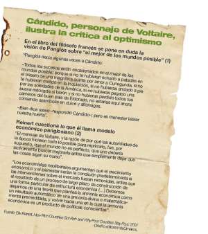 Voltaire y el c&aacute;ndido optimismo de los economistas