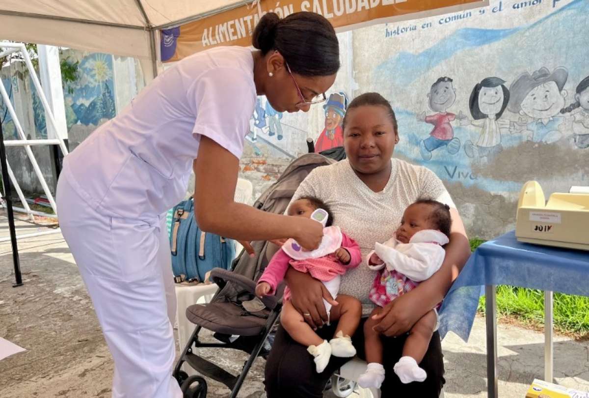 Pediatría fue uno de los servicios que brindaron las brigadas.