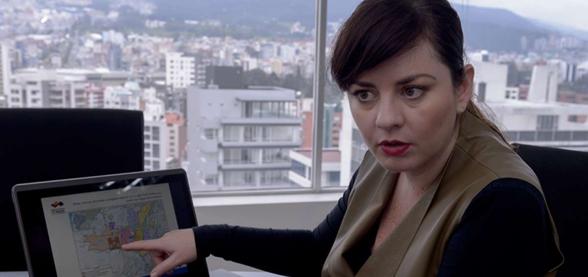 La ministra de Miner&iacute;a (e), Rebeca Illescas, asegur&oacute; que en el noroccidente de Pichincha no se desarrolla actividad de miner&iacute;a