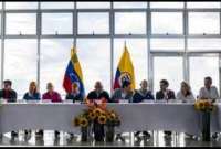 Los primeros diálogos para avanzar en el proceso de paz entre el Gobierno de Colombia y ELN se dieron en Venezuela. El próximo año será en México. 