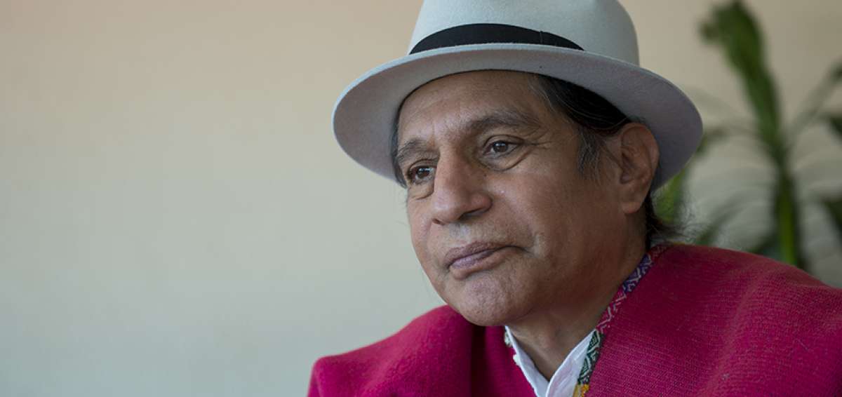 &rarr;Shairy Quimbo, director de la obra y reconocido compositor musical, entonar&aacute; en este trabajo instrumentos ancestrales de pluma, hueso y cer&aacute;mica.