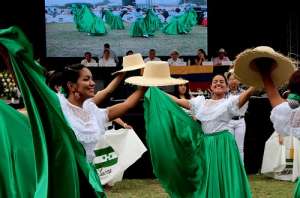 El VI Encuentro Intercultural del Seguro Social Campesino se realiz&oacute; en Picoaz&aacute;, Portoviejo (Manab&iacute;). Foto: Cortes&iacute;a / Presidencia 