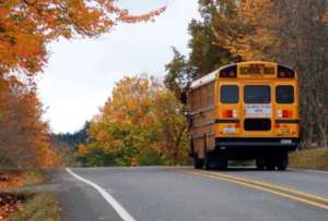 Un grupo de ni&ntilde;os condujo el autobus escolar mientras una mujer conductora perdi&oacute; el conocimiento.