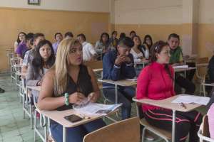 A nivel nacional se desarrolla hoy el Examen de Educaci&oacute;n Superior (ENES). Foito: Jhon Guevara/ EL TEL&Eacute;GRAFO.
