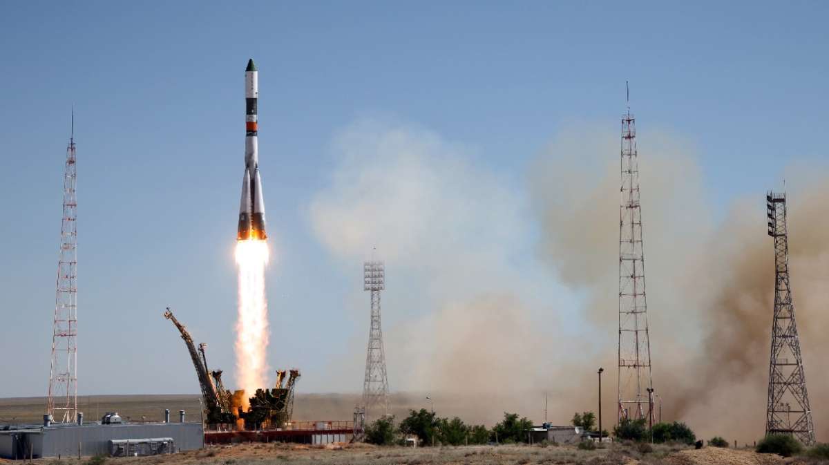 El carguero de abastecimiento ruso Progress parti&oacute; el viernes anterior. Foto: AFP