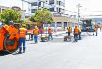 En los próximos días iniciarán trabajos en las avenidas: Colón, Napo y Morán Valverde.
