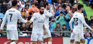 Real Madrid golea al Getafe y mete presi&oacute;n al Barcelona