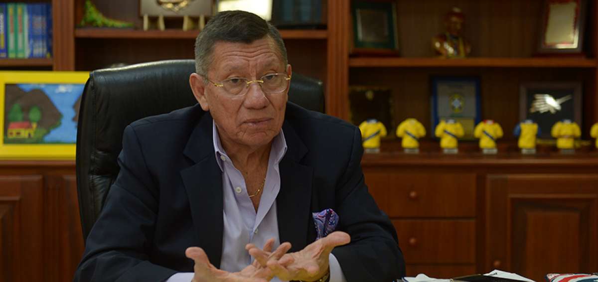 Carlos Villac&iacute;s, presidente de la Federaci&oacute;n Ecuatoriana de F&uacute;tbol