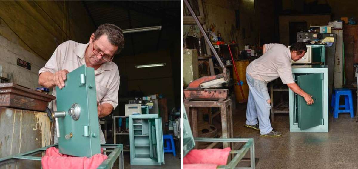 Para Juan, la jornada laboral es de 09:00 a 18:00, de lunes a s&aacute;bado. Por momentos sale a buscar materiales o hacer un trabajo del que se cobrar&aacute; sus honorarios seg&uacute;n el desperfecto. 