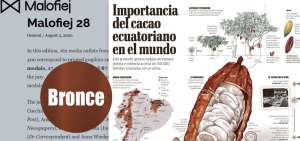 Infograf&iacute;a ganadora, trabajo realizado por Manuel Cabrera, Carlos Almeida y Abel Cevallos.