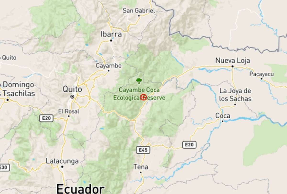 En Cayambe se registró un temblor.