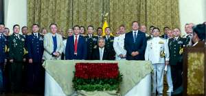 El Mandatario resalt&oacute; que las Fuerzas Armadas permiten que los objetivos del plan Toda una vida se cumplan, especialmente con la ayuda en las misiones.