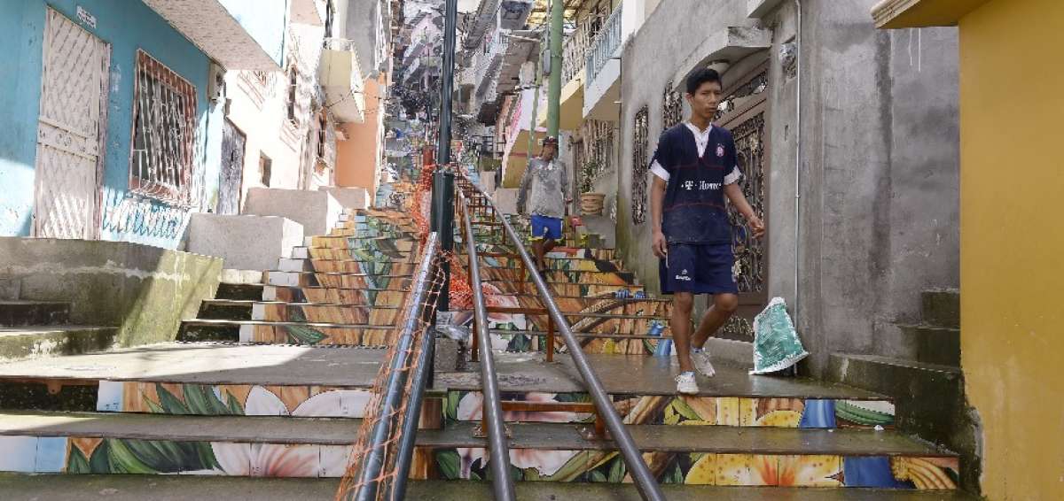 Las escalinatas Santo Domingo fueron construidas hace un a&ntilde;o, aproximadamente, por el Municipio.