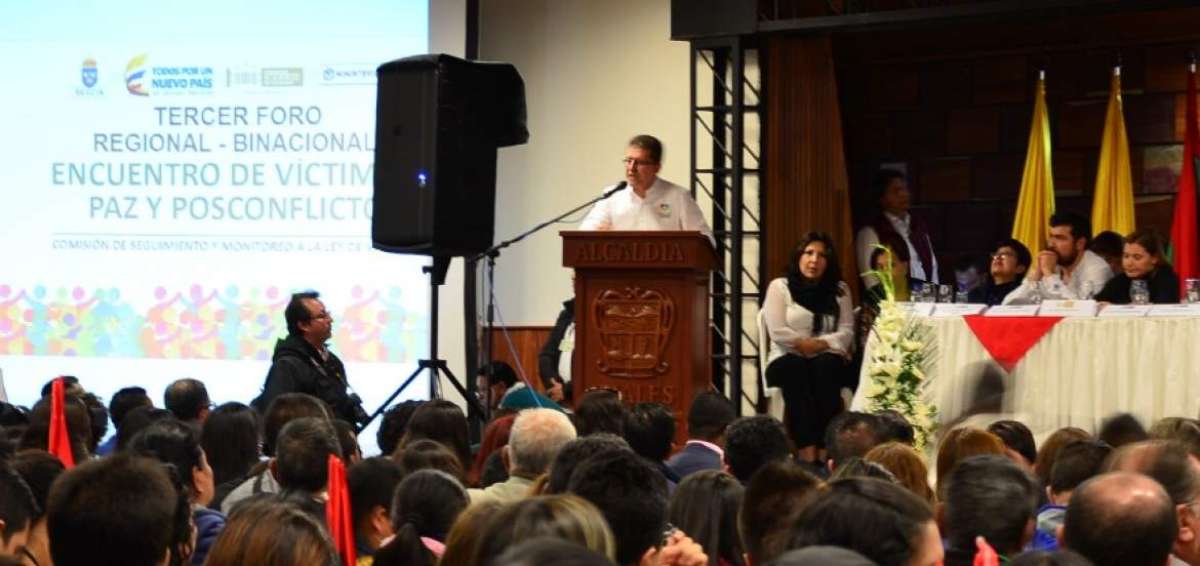 Seg&uacute;n la vocera oficial, la confrontaci&oacute;n b&eacute;lica entre el estado colombiano y la guerrilla, registra en el municipio de Ipiales m&aacute;s de 10 mil v&iacute;ctimas.