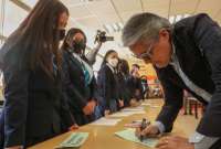 El presidente Guillermo Lasso fue el encargado de inaugurar el nuevo ciclo académico.