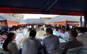 Con la presencia de 28 consejeros se desarroll&oacute; la sesi&oacute;n ordinaria del Consejo Provincial del Guayas. Diez puntos fueron parte de la orden del d&iacute;a. Foto: Cortes&iacute;a Prefectura del Guayas