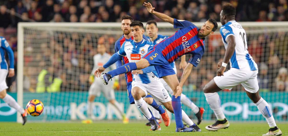Barcelona derrot&oacute; a Espanyol con 'Felipao' en cancha