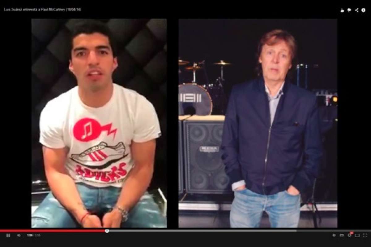 Paul McCartney pide a Luis Su&aacute;rez que le dedique un gol en el Mundial
