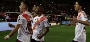 Los goles del cuadro de River fueron concretados por el colombiano Rafael Santos Borr&eacute; y por Ignacio Fern&aacute;ndez.