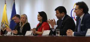 El encuentro se lleva a cabo en el Complejo Judicial Norte de Quito.