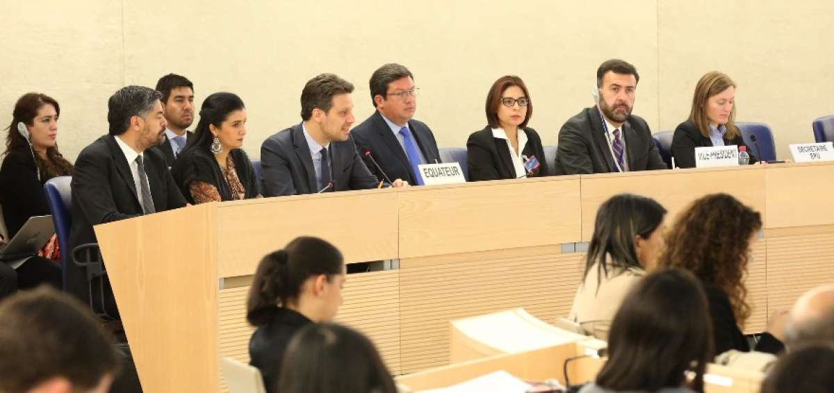 Ecuador present&oacute; informe de DD.HH ante la ONU