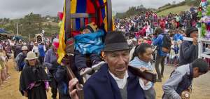 El Inga Palla fusiona el recuerdo de una batalla y la fe a Santa Luc&iacute;a