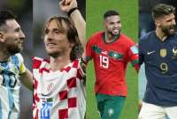 Las semifinales empiezan este martes con el partido entre Croacia y Argentina.