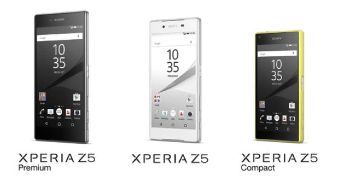 Estos son los 3 nuevos modelos de tel&eacute;fonos Sony que se presentar&aacute;n en el IFA Berl&iacute;n 2015 desde el viernes. Foto: Tomada de @Sony