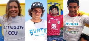 Ecuador lleva cuatro surfistas al mundial