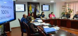 El Pleno del CNE se instal&oacute;  se instal&oacute; hoy en Audiencia P&uacute;blica Nacional de Escrutinio.