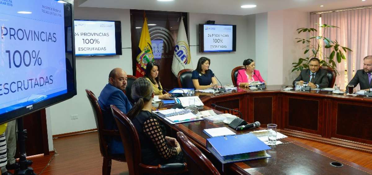 El Pleno del CNE se instal&oacute;  se instal&oacute; hoy en Audiencia P&uacute;blica Nacional de Escrutinio.