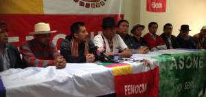 Fenocin cree que no tendr&iacute;a legitimidad la designaci&oacute;n de Humberto Cholango a Senagua
