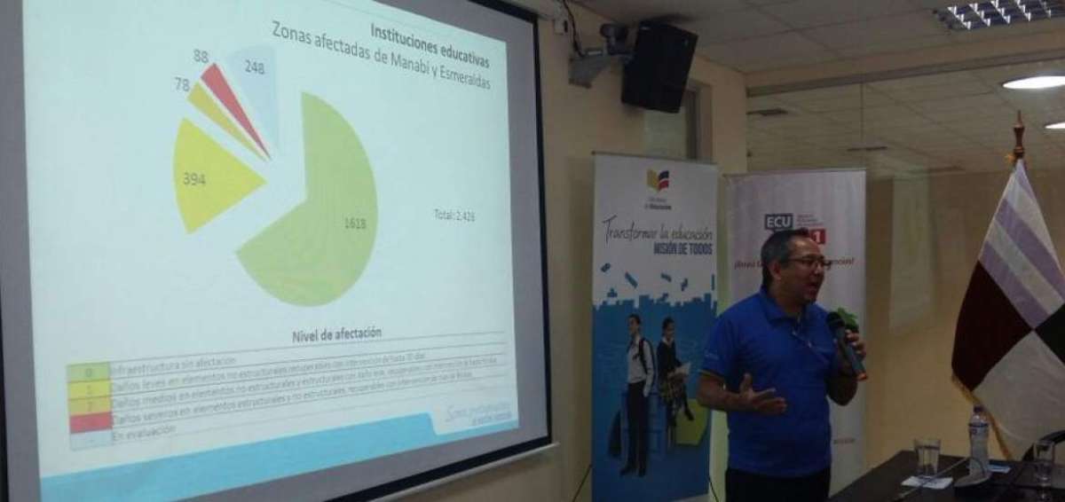 El ministro anunci&oacute; la medida en una rueda de prensa en Portoviejo.