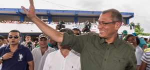 El vicepresidente Jorge Glas durante el Enlace Ciudadano 482 desde Esmeraldas.