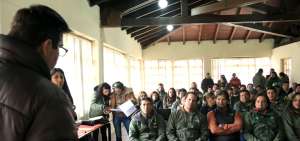 El ministro Marcelo Mata resalt&oacute; que el trabajo que realizan los guardaparques es imprescindible para conservar los ecosistemas.