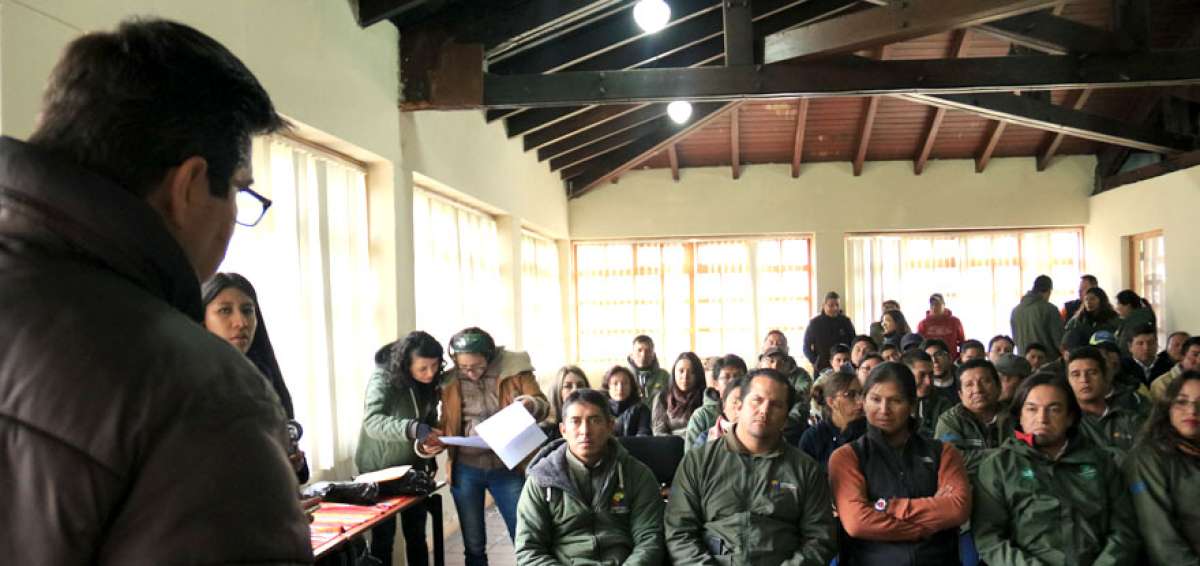 El ministro Marcelo Mata resalt&oacute; que el trabajo que realizan los guardaparques es imprescindible para conservar los ecosistemas.