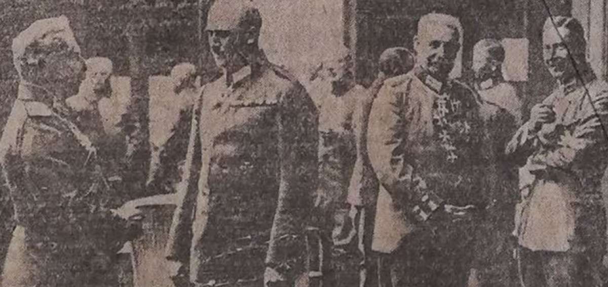 L&iacute;deres departen antes de la firma de armisticio