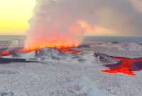 Esta es la tercera erupción del volcán 